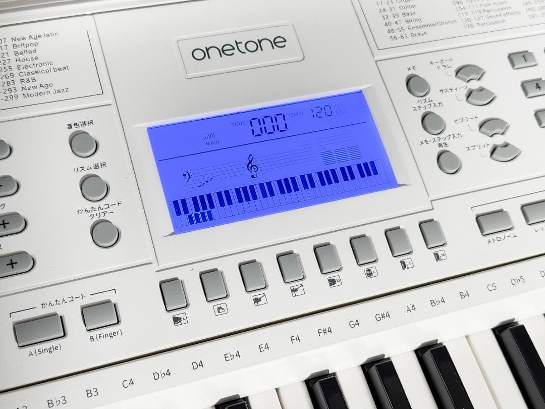 【美品＆付属品完備】oneton OTK-61S 電子キーボード ヘッドホン付き