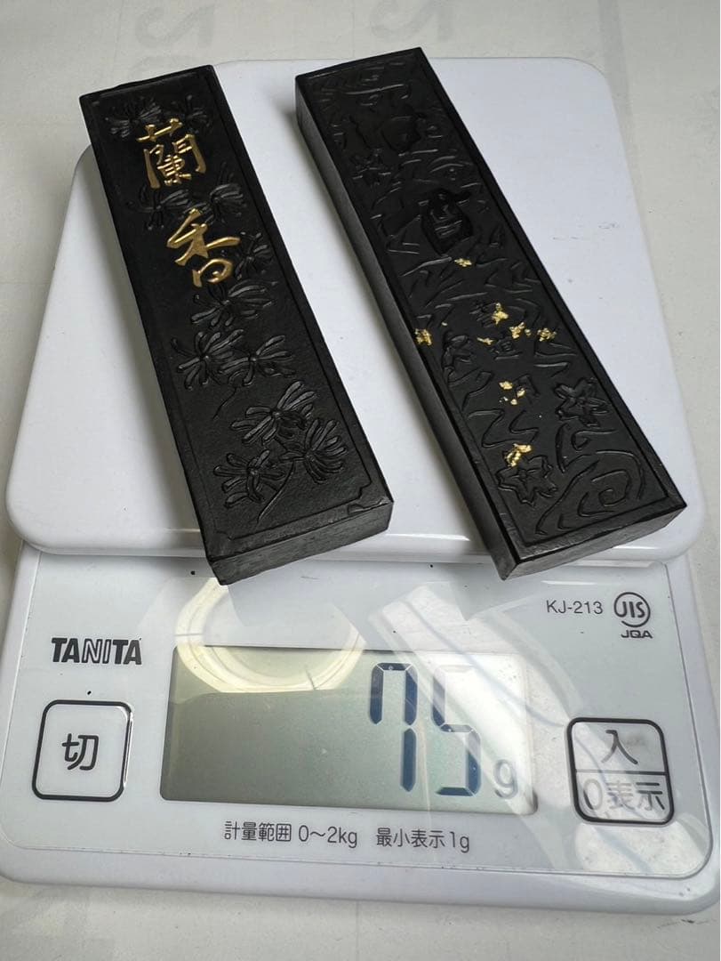 東京老舗高級油煙古墨2点美品！ 40g、35g お値打です