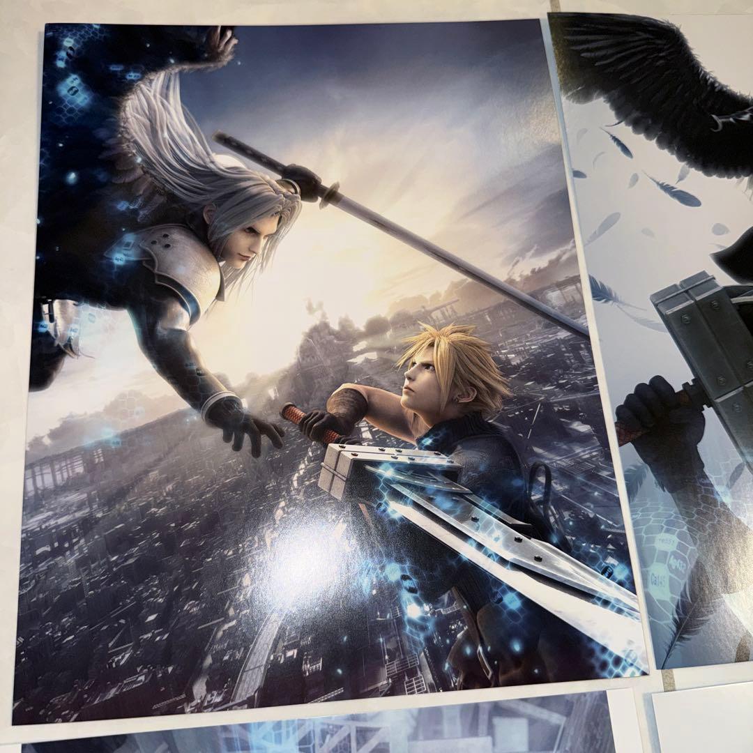 ファイナルファンタジーVII アドベントチルドレン　厚紙　ポスター　高精細アート