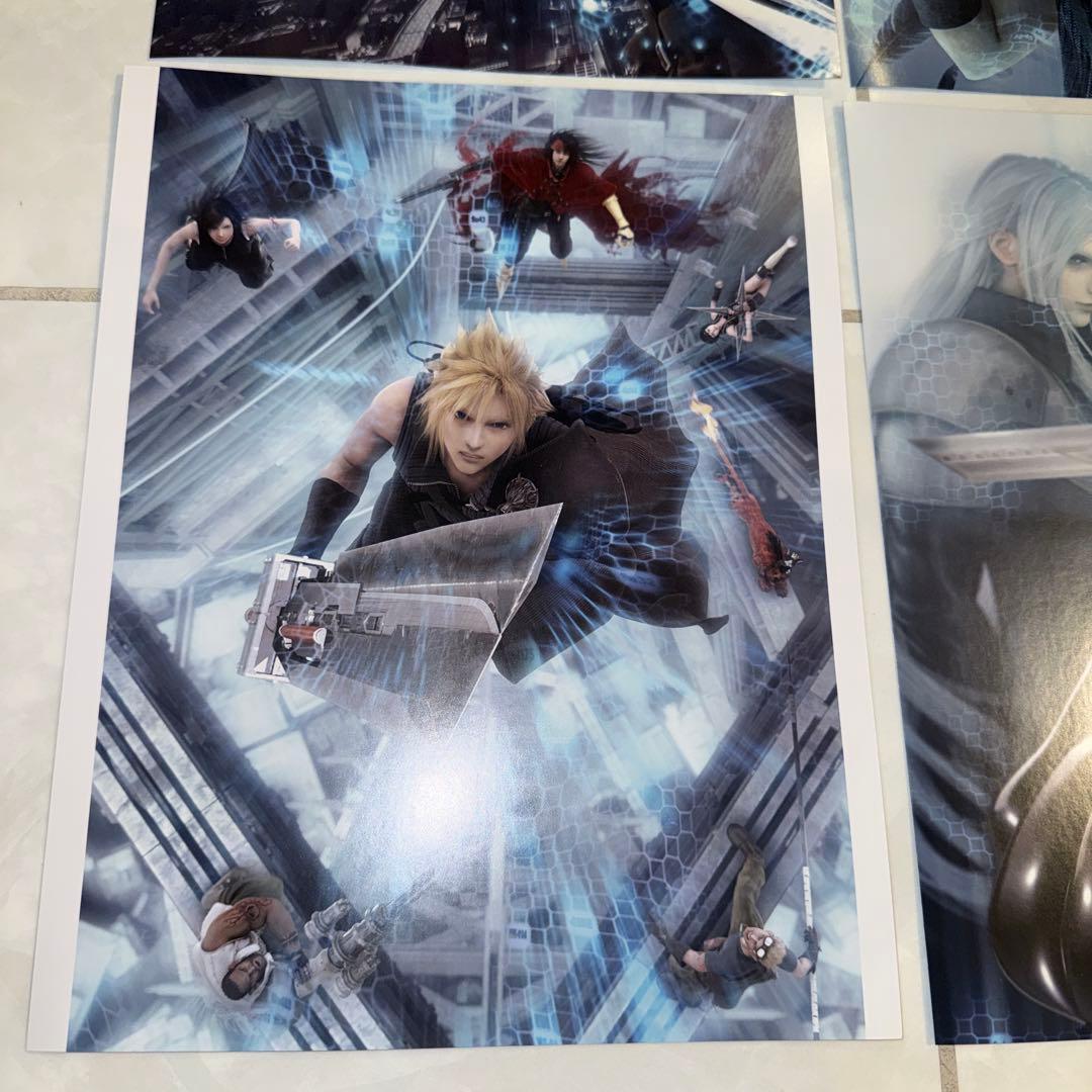 ファイナルファンタジーVII アドベントチルドレン　厚紙　ポスター　高精細アート