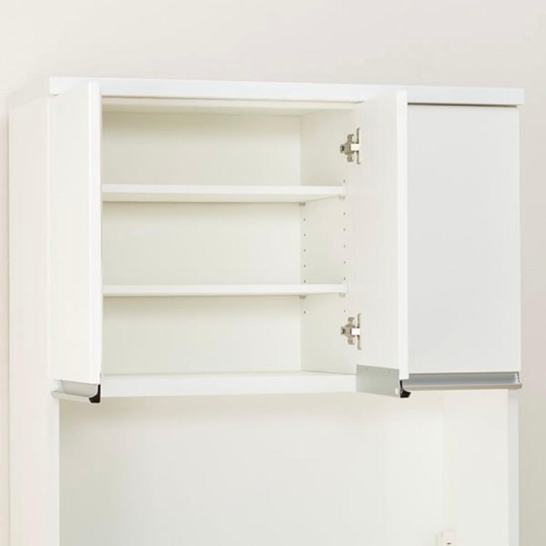 年末大幅値引！ ニトリ UV鏡面 食器棚 90 レジューム キッチンボード 高級