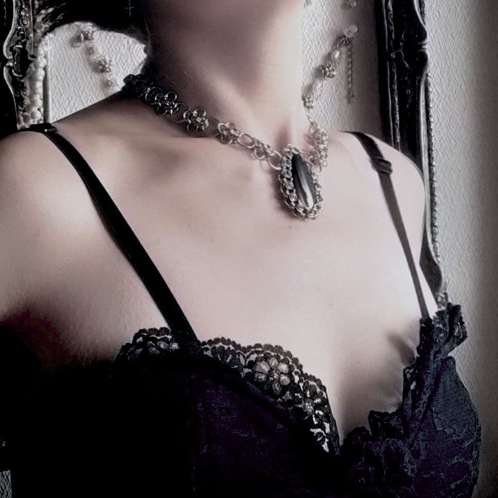 黒の聖堂の誓い｜チェーンメイルチョーカー（供犠の首環）