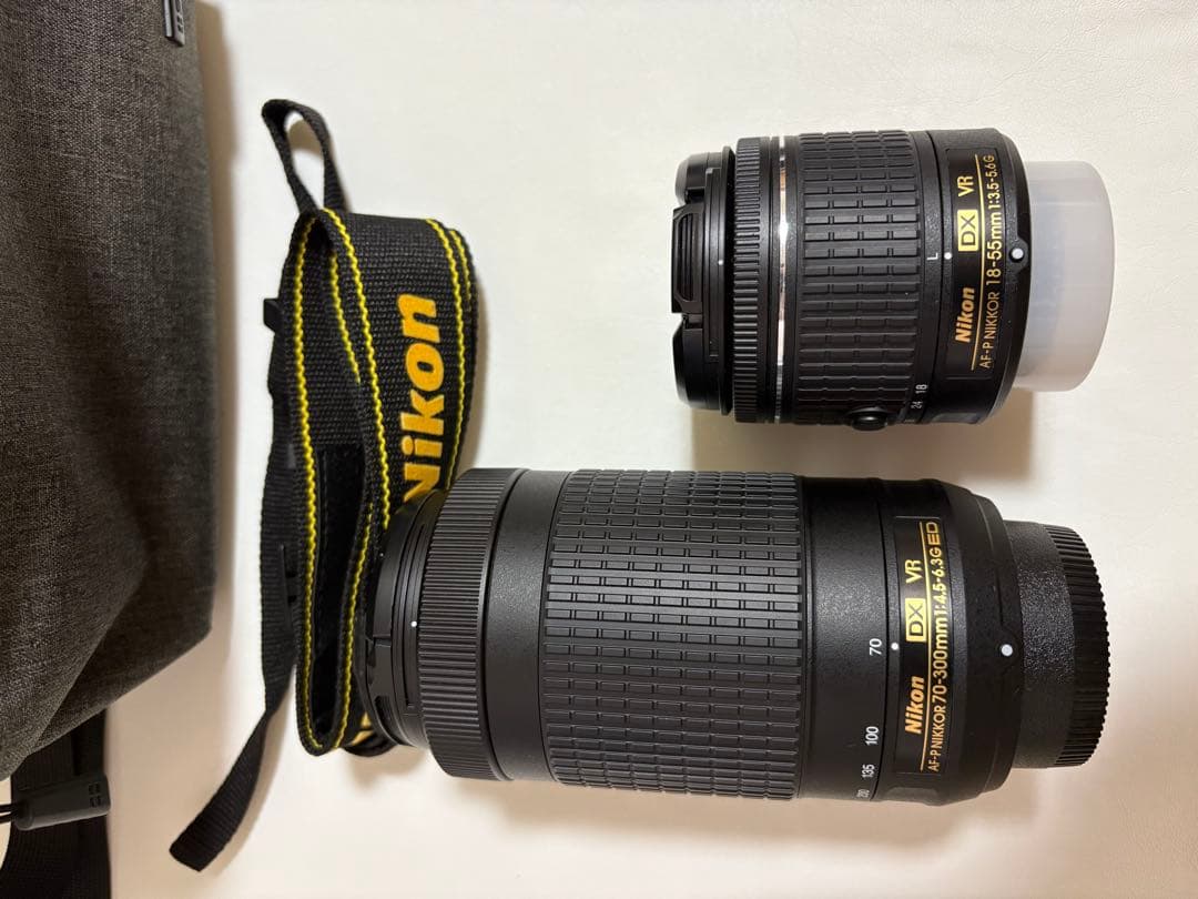 パ*コ様 【美品】Nikon D3500 ダブルズームレンズキット バック＆SD