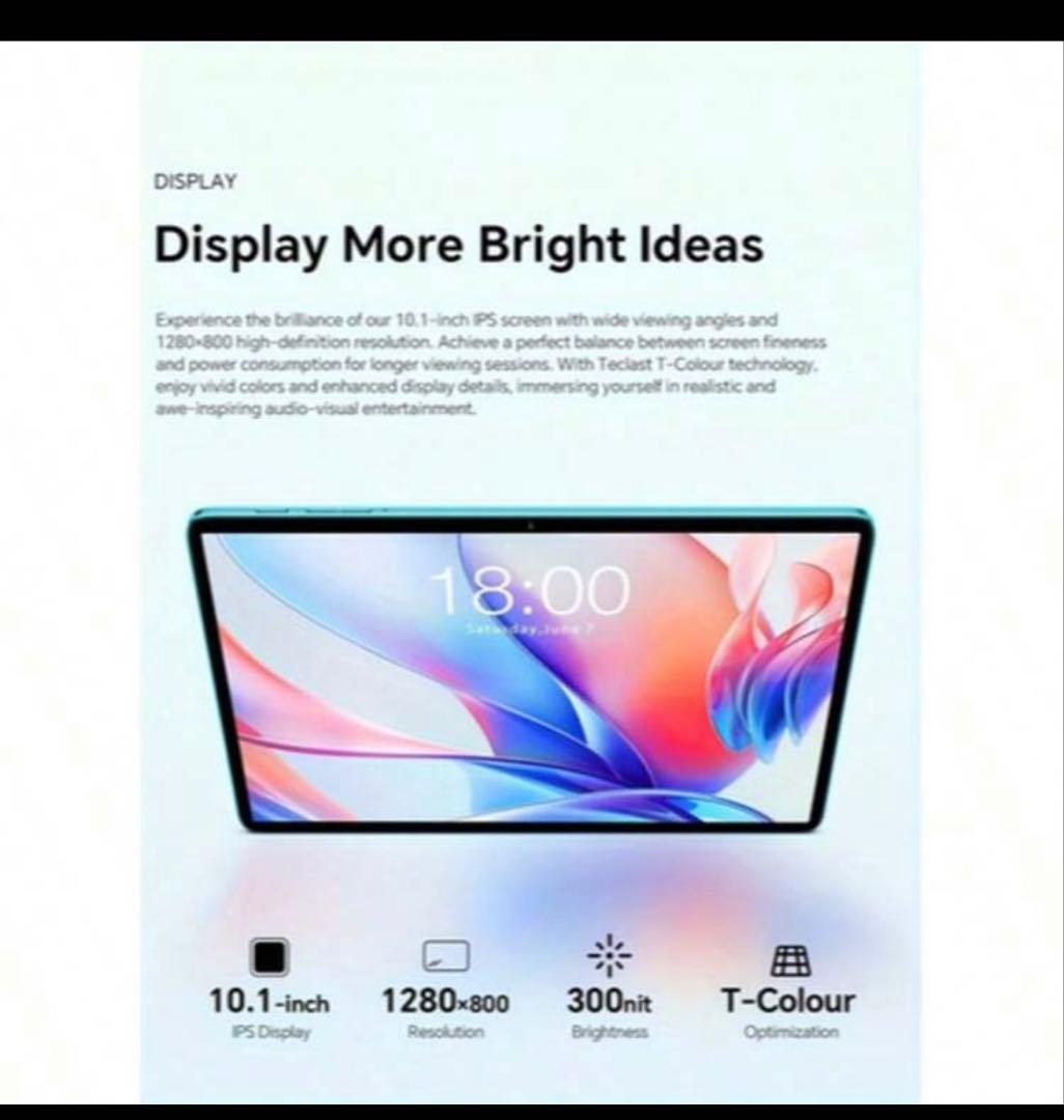 Teclast M40 タブレット 本体4GB RAM / 128GB ROM