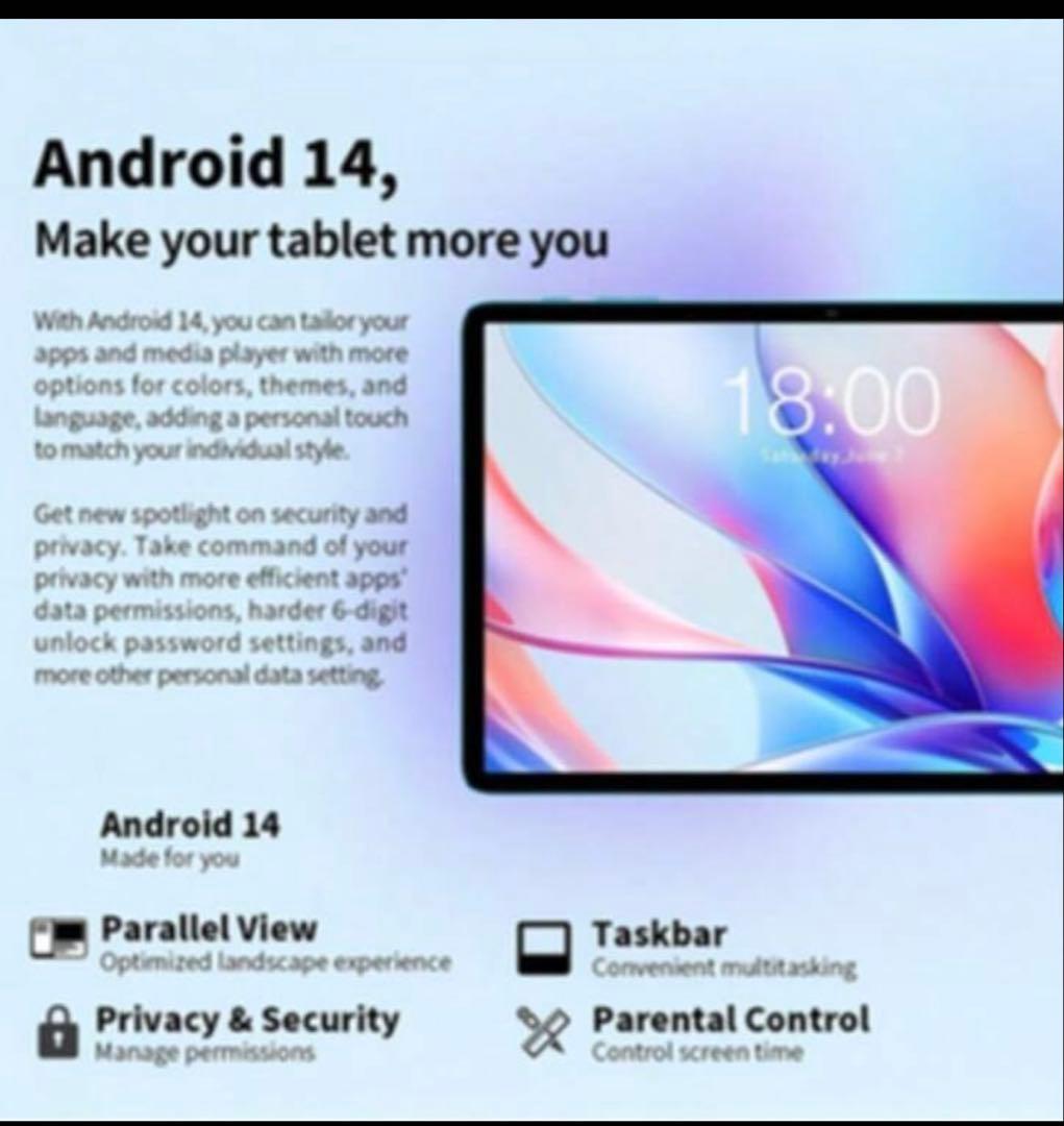Teclast M40 タブレット 本体4GB RAM / 128GB ROM