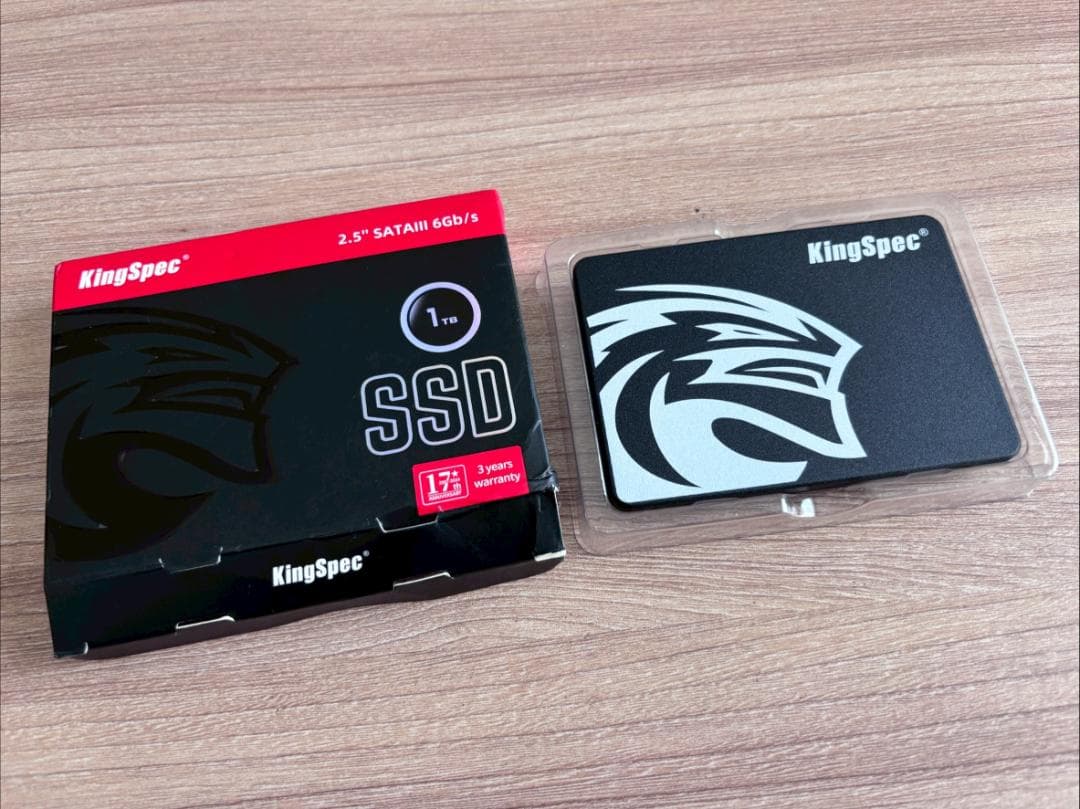 KingSpec 1TB SATAIII 6Gb/s 2.5インチ内蔵SSD