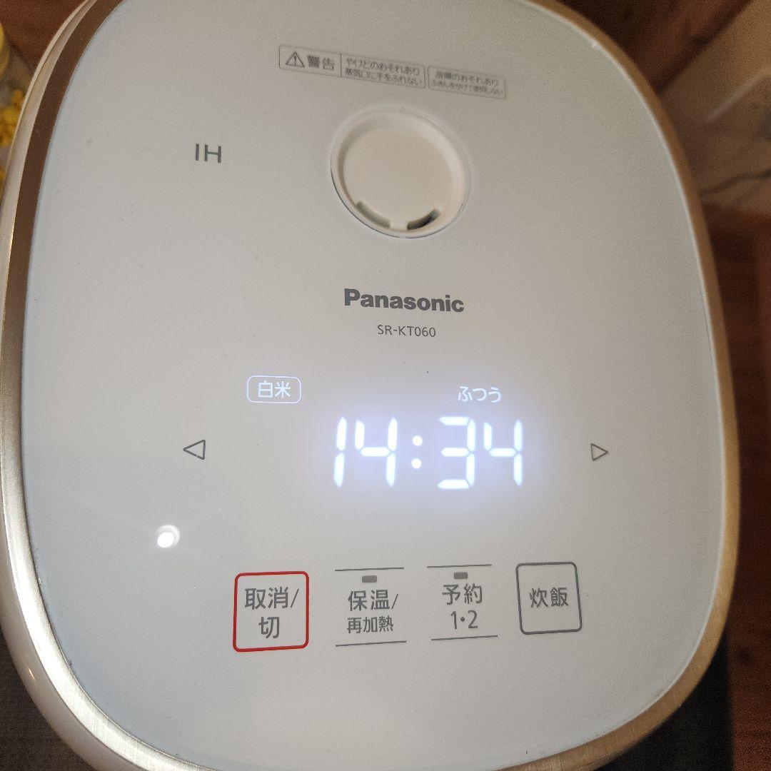 パナソニック　IHジャー炊飯器　3.5合炊き　SR-KT060　2021年製
