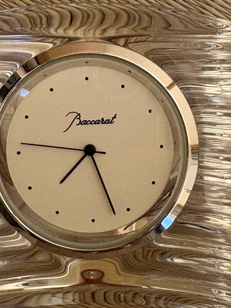 バカラ 置時計