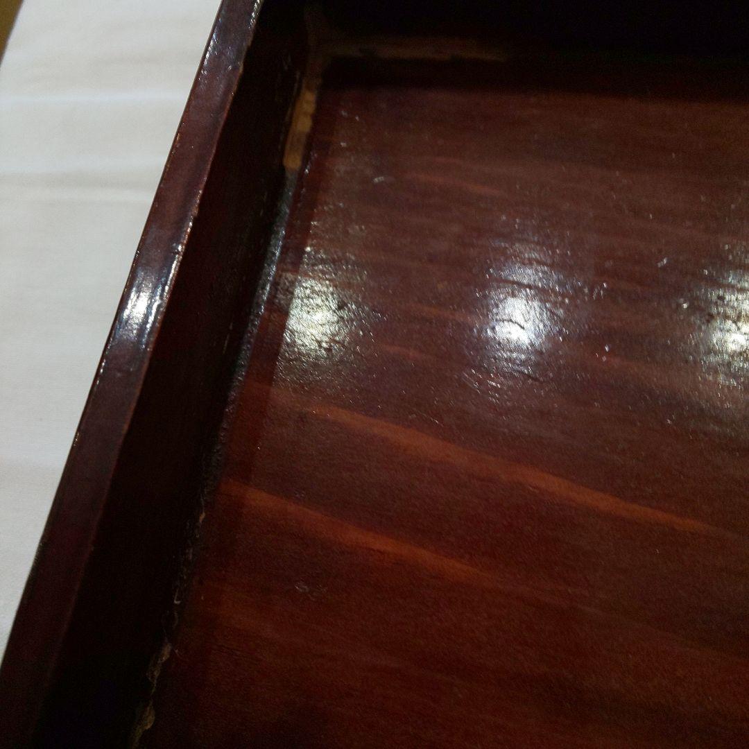 アンティークの 木製の 重ね 盆 計八枚