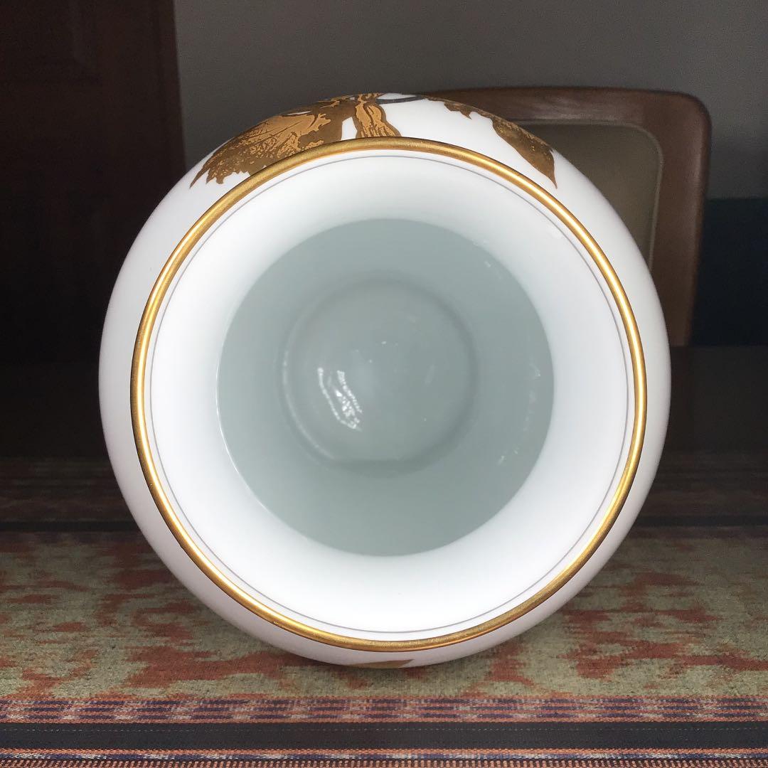 『スタうー特価』　大倉陶園　『金蝕カトレア』　花瓶