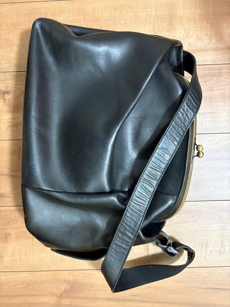 macromauro マクロマウロ ganma [black] がま口バッグ