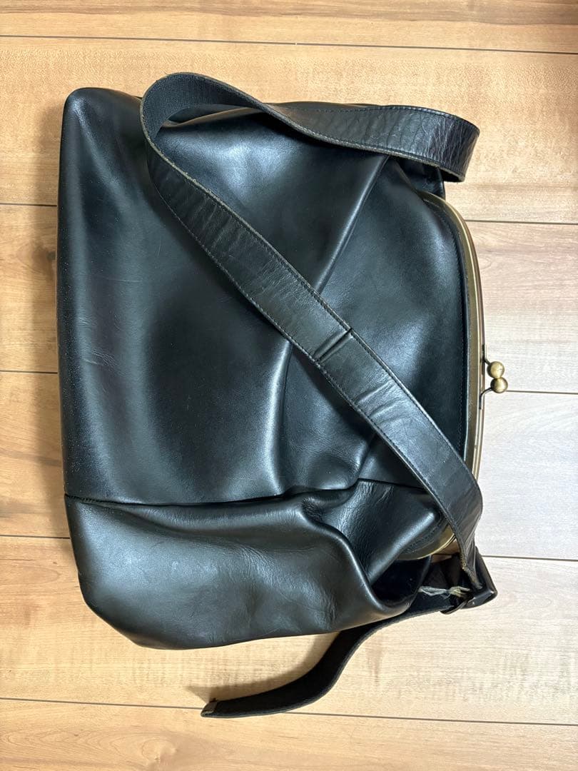 macromauro マクロマウロ ganma [black] がま口バッグ