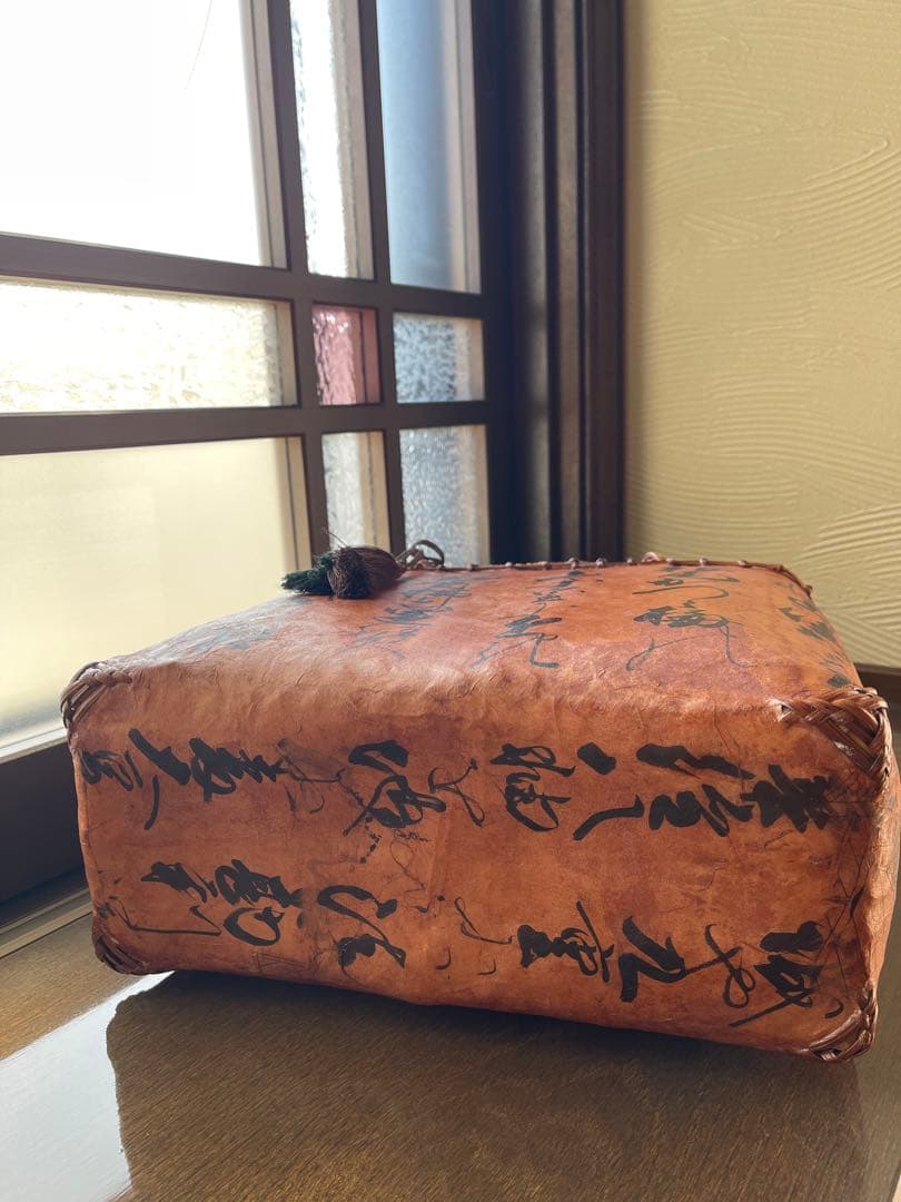 一閑張りかごバック