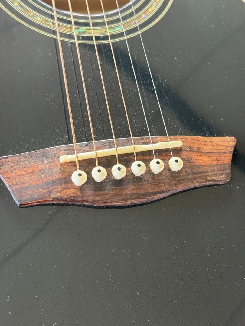 Washburn WPJ5S-B エレアコ ブラックナイトシリーズ 黒 Hケース