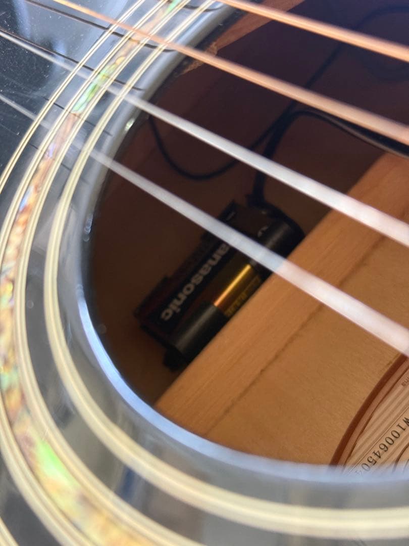 Washburn WPJ5S-B エレアコ ブラックナイトシリーズ 黒 Hケース