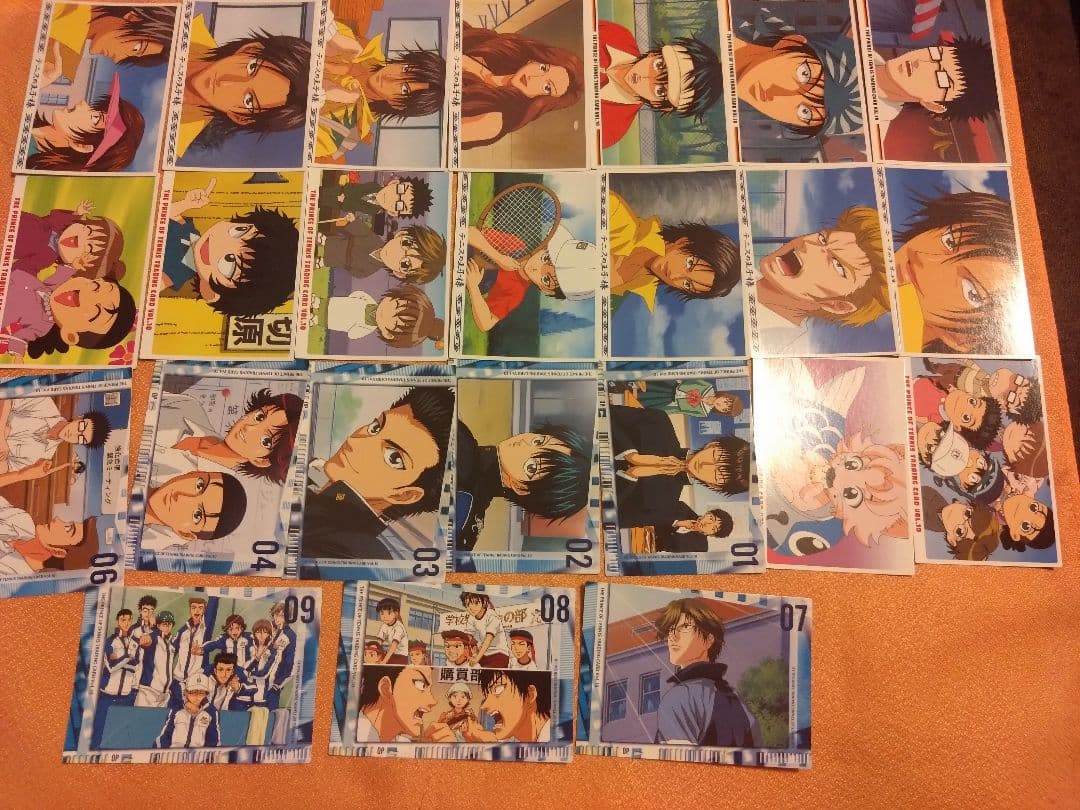 激レア！美品テニプリカードセット！対決日米ジュニア選抜トレカvol10箱袋つき！