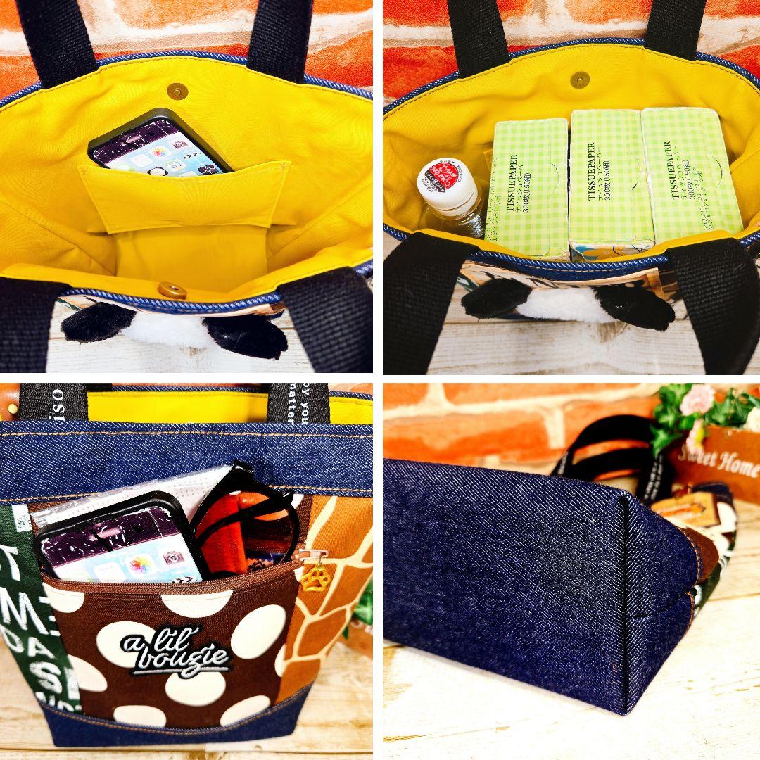 y*i様 ふわモコ★猫ちゃん【トートバッグ】WANTED ★コヤンイサムチョン