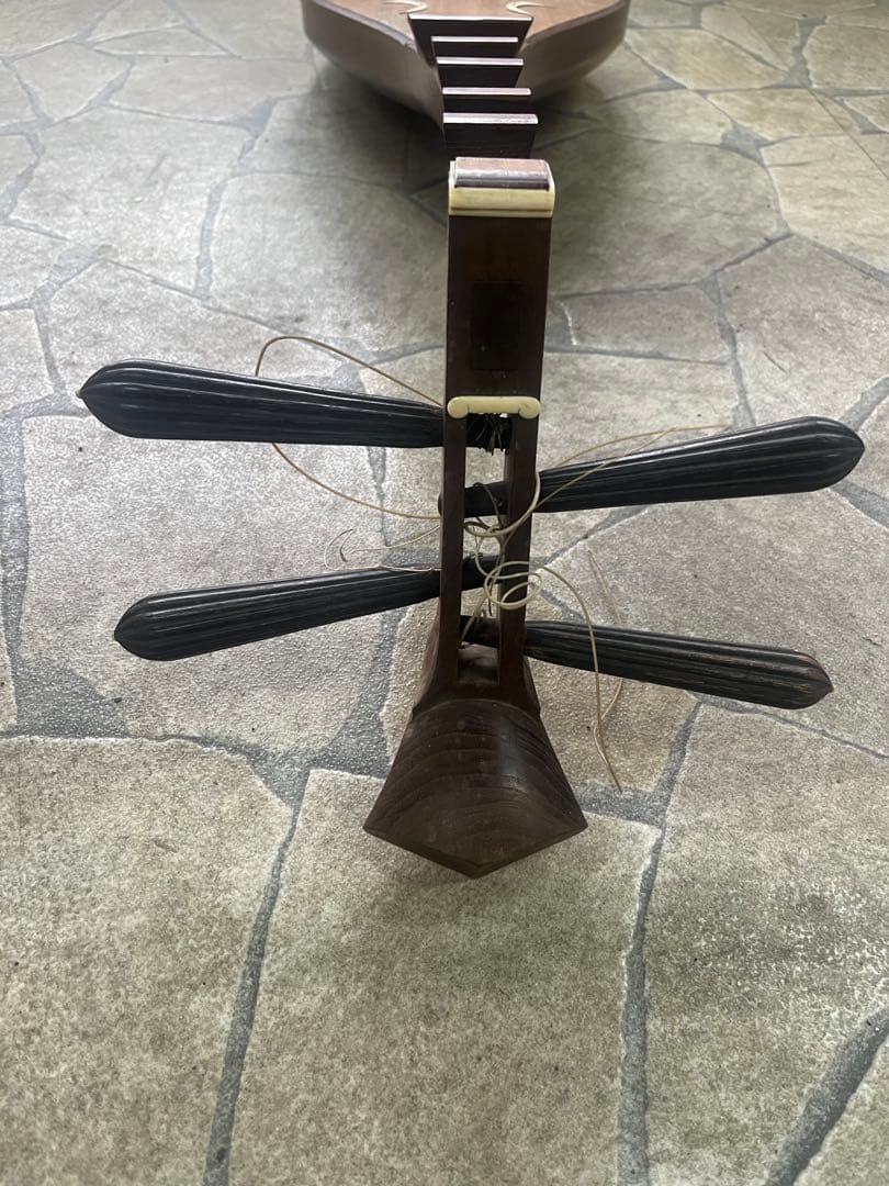 琵琶 びわ 和楽器 全長約82cm 4弦 木製 インテリア・練習用