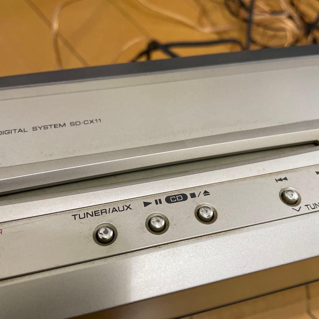 SHARP CD・MD・カセットデッキ シルバー