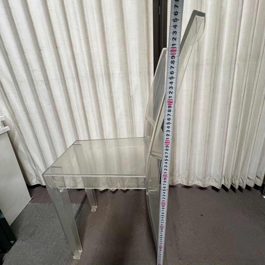 2F【used】①kartell カルテル　ラマリー　クリアチェア　ガーデン