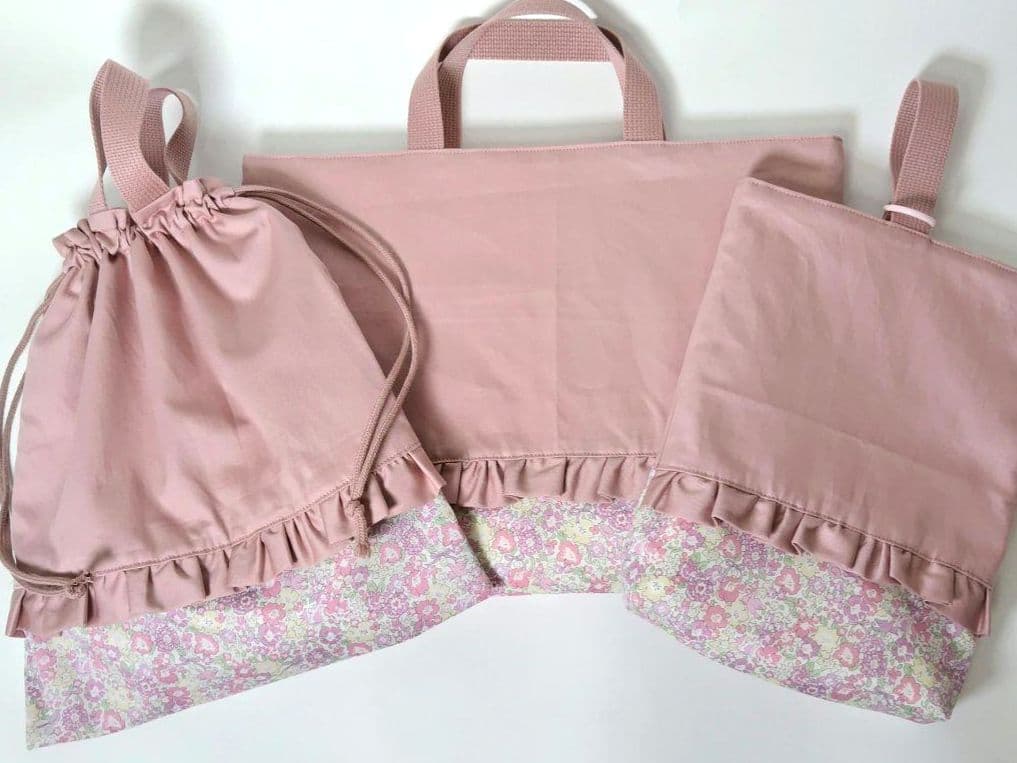 リバティ 入園入学グッズ レッスンバッグ 上履き入れ 体操服袋 ミシェルバード