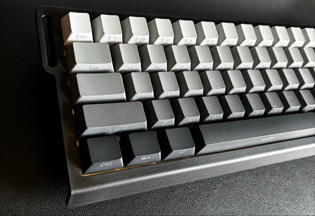 ATTACKSHARK X68HE 磁気スイッチ ラピッドトリガーキーボード黒灰