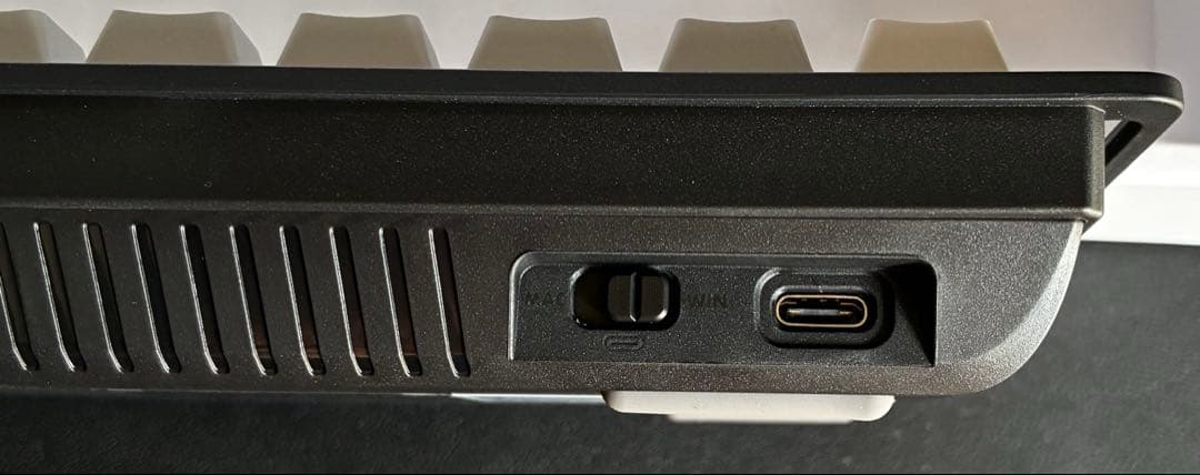 ATTACKSHARK X68HE 磁気スイッチ ラピッドトリガーキーボード黒灰