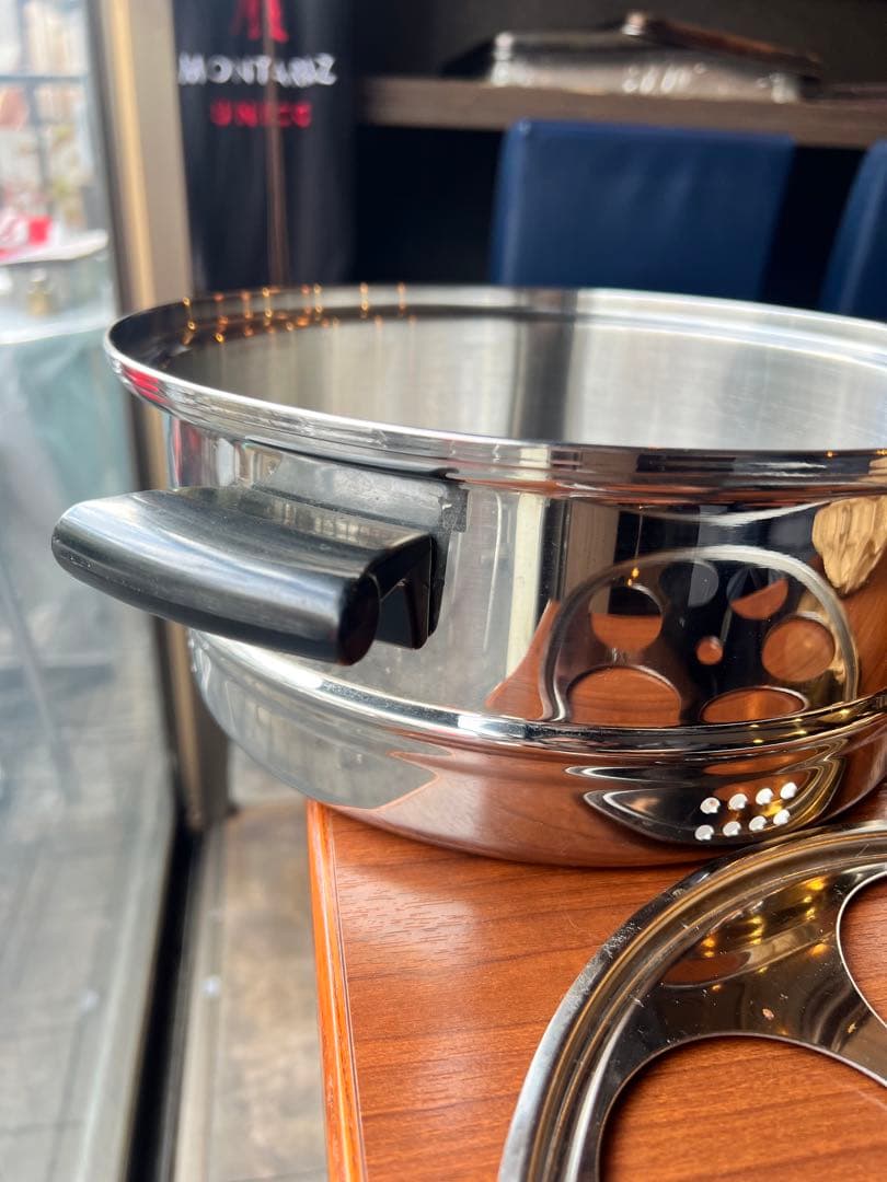 Amway Queen 6L ステンレス無水鍋・蒸し器・その他セット アムウェイ