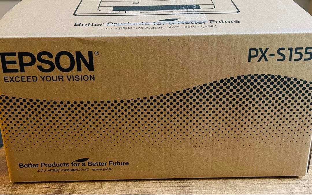 EPSON　A4モノクロインクジェットプリンター PX-S155 保証書あり