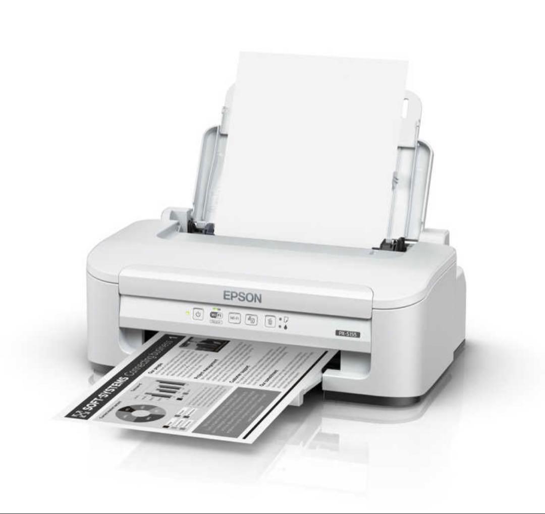 EPSON　A4モノクロインクジェットプリンター PX-S155 保証書あり