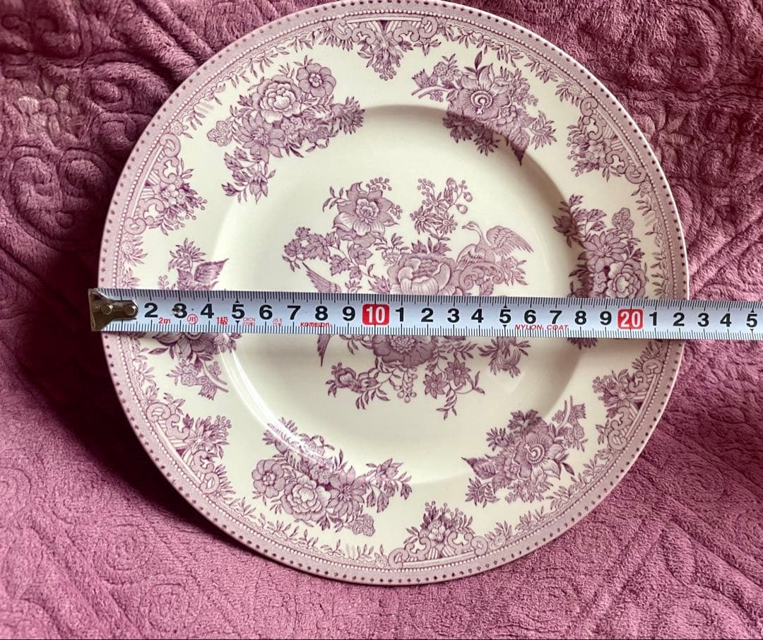 キ*ル様 ②廃番！Burleighバーレイ Plum Asiatic 花鳥柄 プ