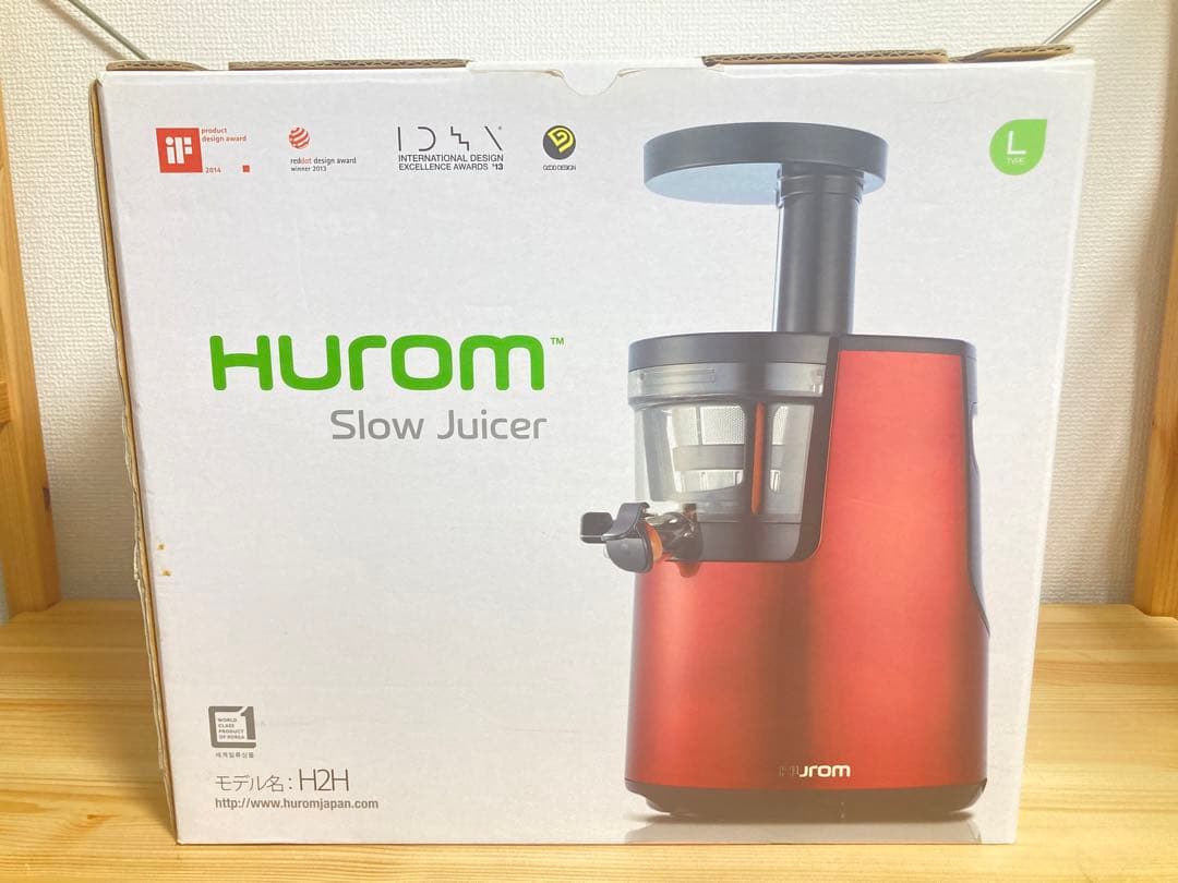 ☆未使用品！ Hurom ヒューロム H2H スロージューサー フェラーリレッド
