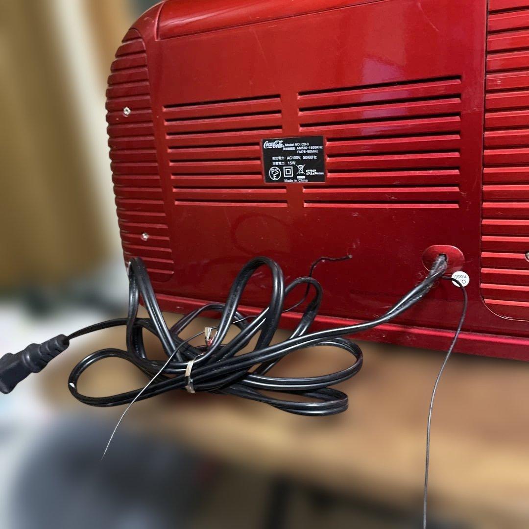 【ジャンク扱い】Coca-Cola CDラジオプレイヤー　希少レア