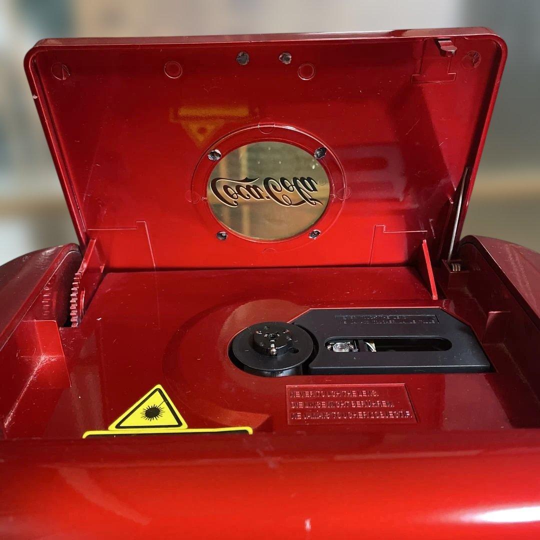 【ジャンク扱い】Coca-Cola CDラジオプレイヤー　希少レア