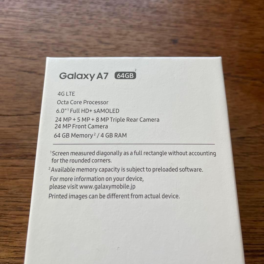 【付属品完品】Samsung Galaxy A7 SM-A750C Black