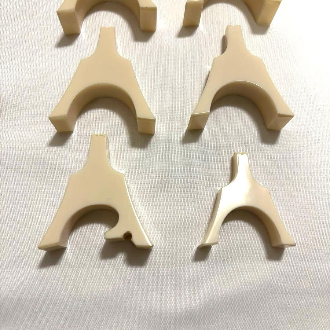 琴柱 14個 収納箱 ケース 琴柱入れ 猫足 花柄