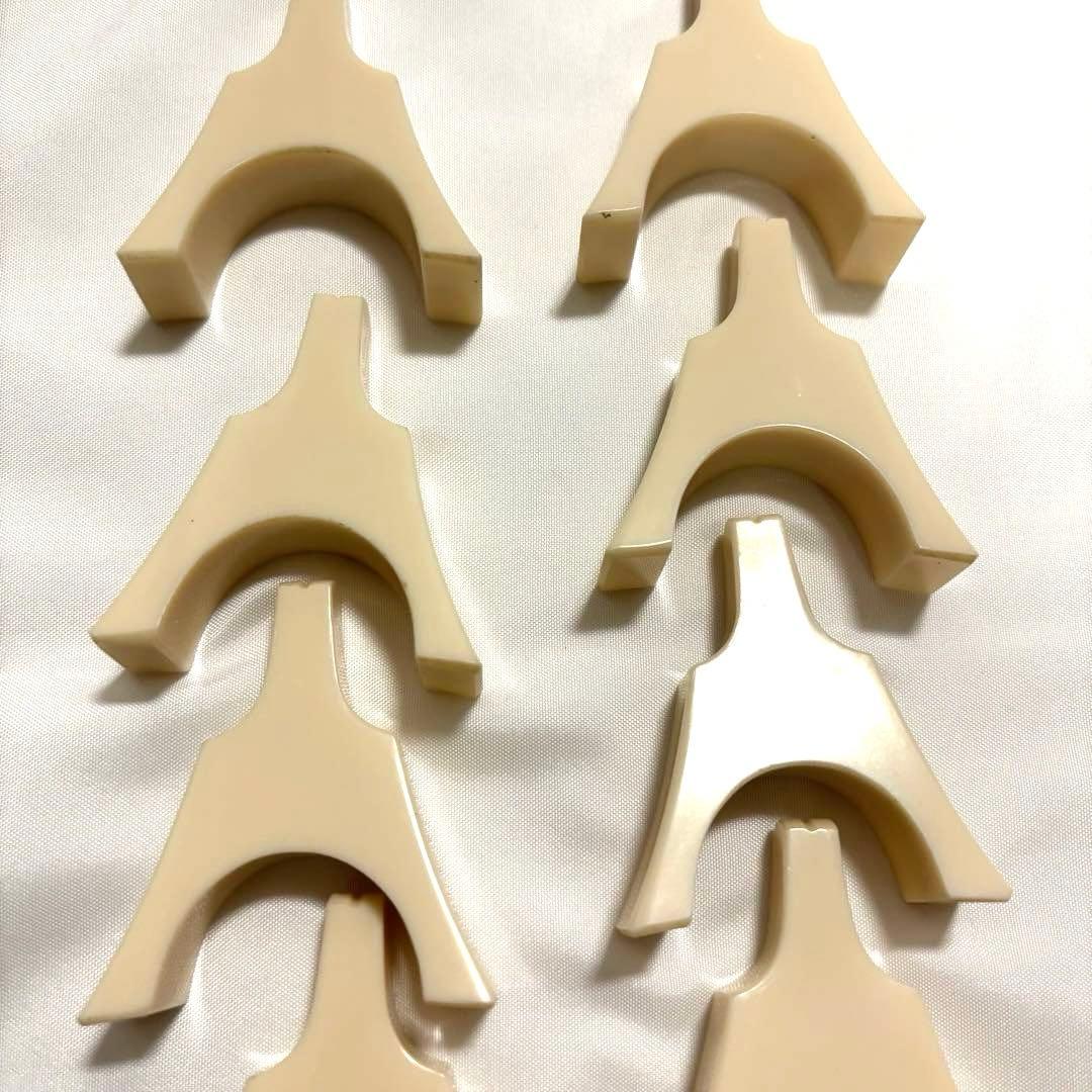 琴柱 14個 収納箱 ケース 琴柱入れ 猫足 花柄