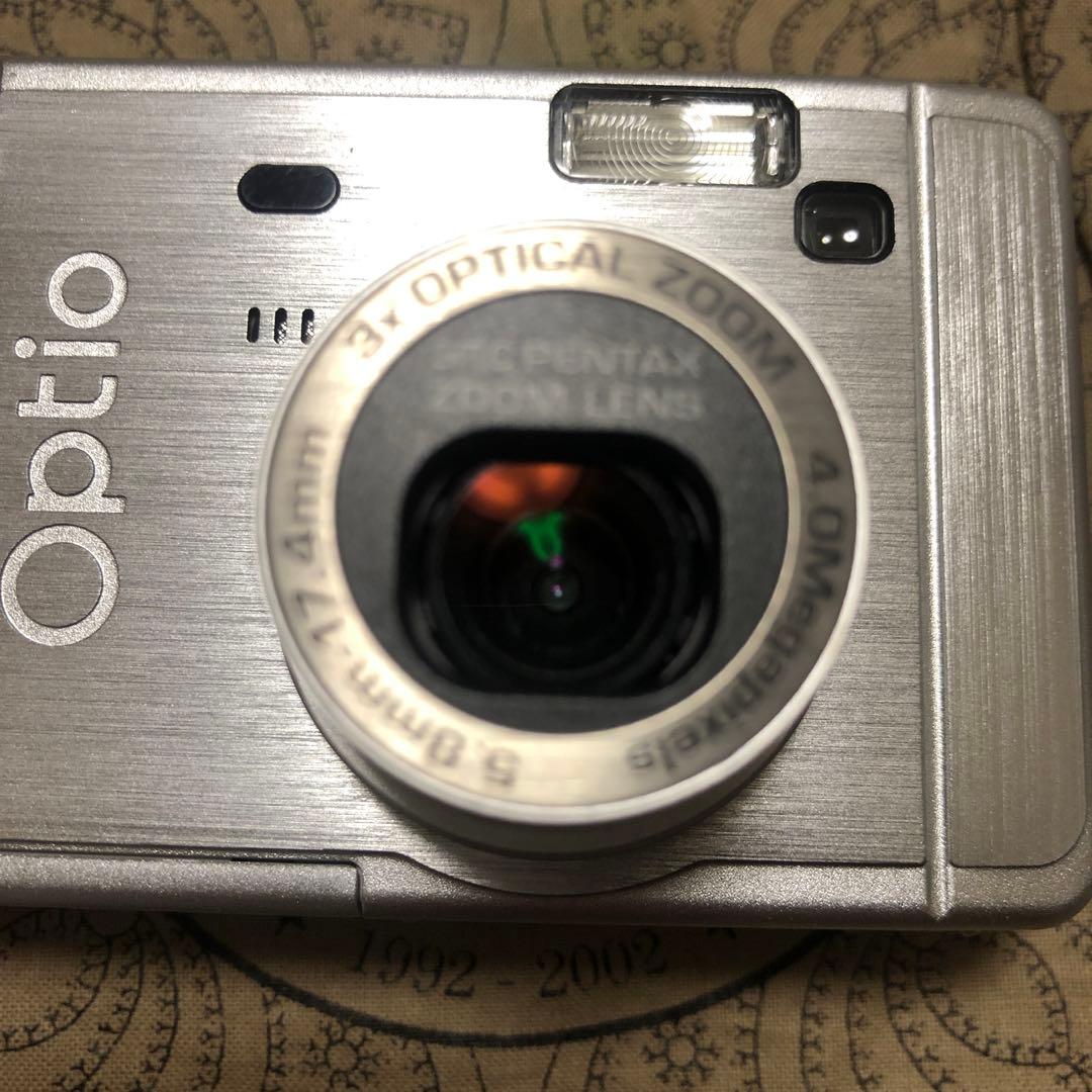 PENTAX Optio S40 シルバー デジカメ コンデジ
