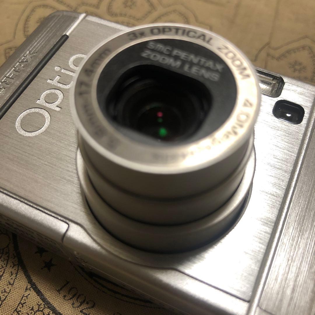 PENTAX Optio S40 シルバー デジカメ コンデジ