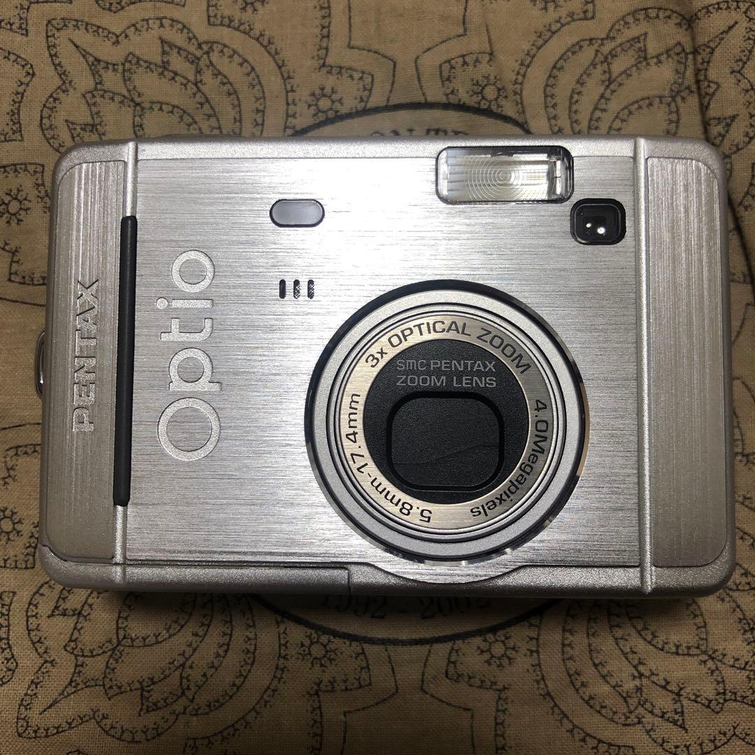 PENTAX Optio S40 シルバー デジカメ コンデジ