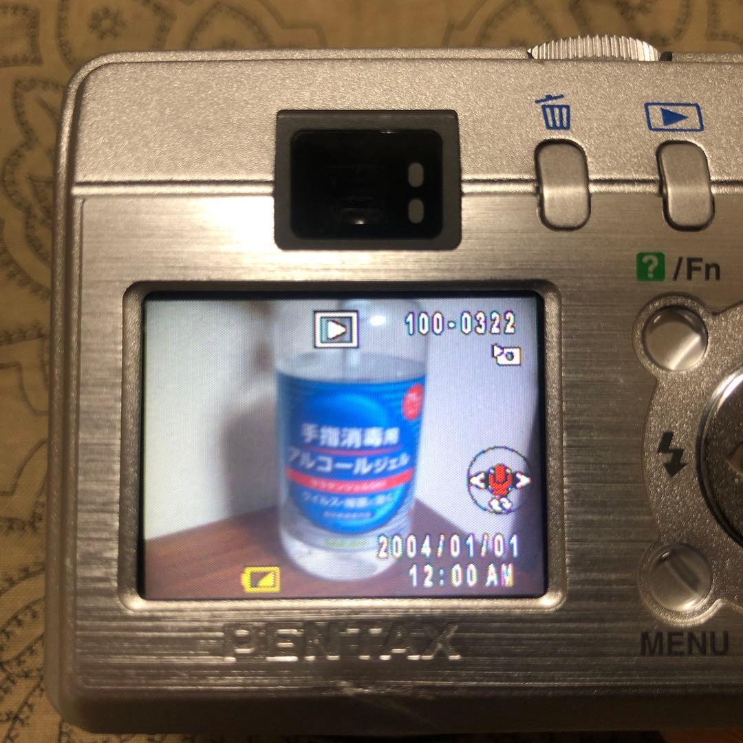 PENTAX Optio S40 シルバー デジカメ コンデジ