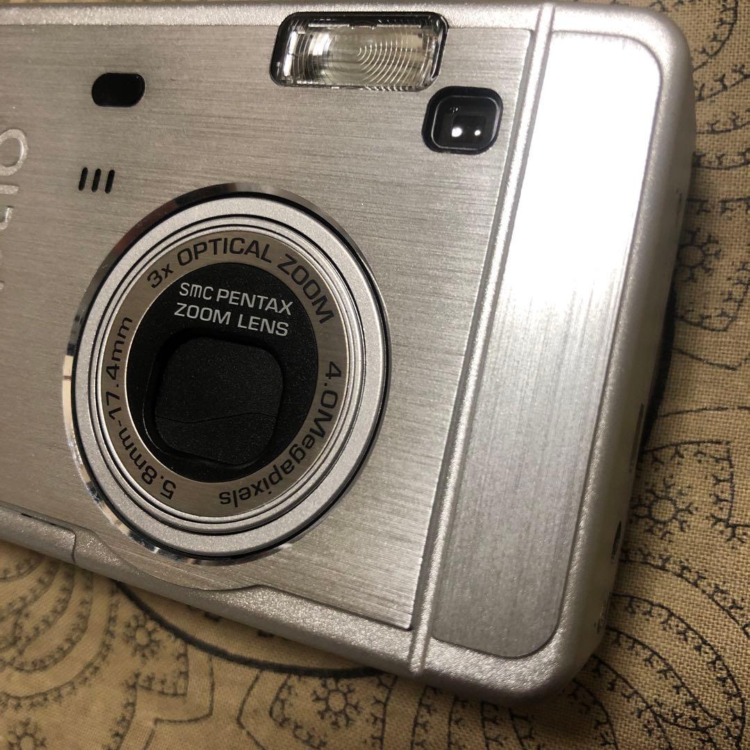 PENTAX Optio S40 シルバー デジカメ コンデジ