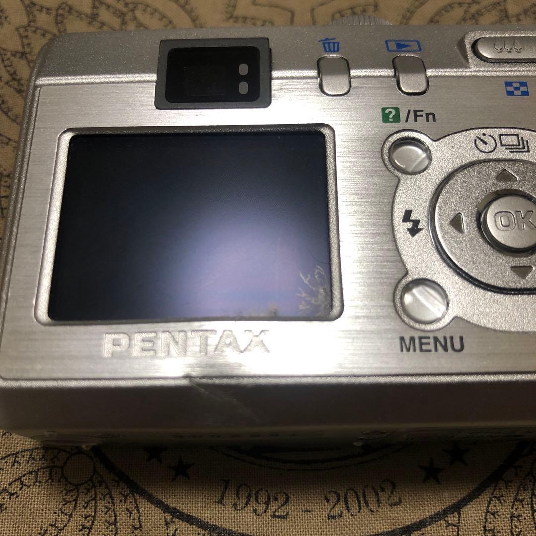 PENTAX Optio S40 シルバー デジカメ コンデジ