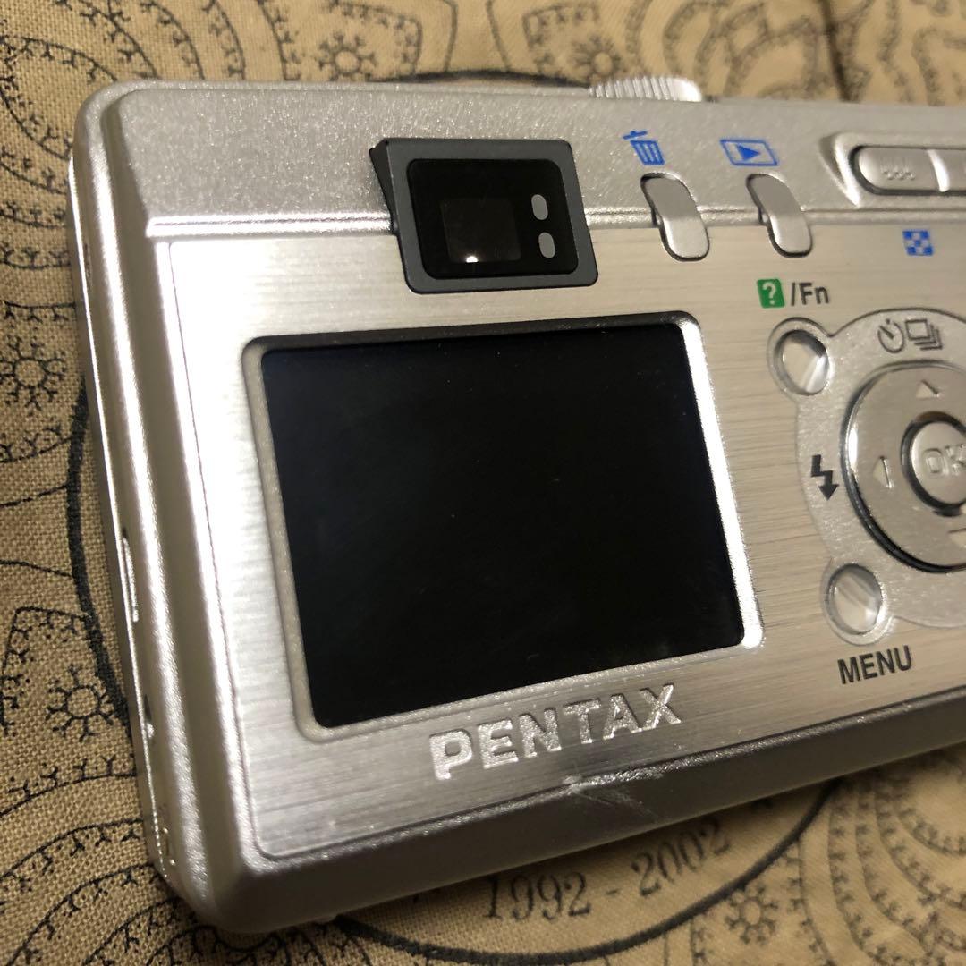 PENTAX Optio S40 シルバー デジカメ コンデジ
