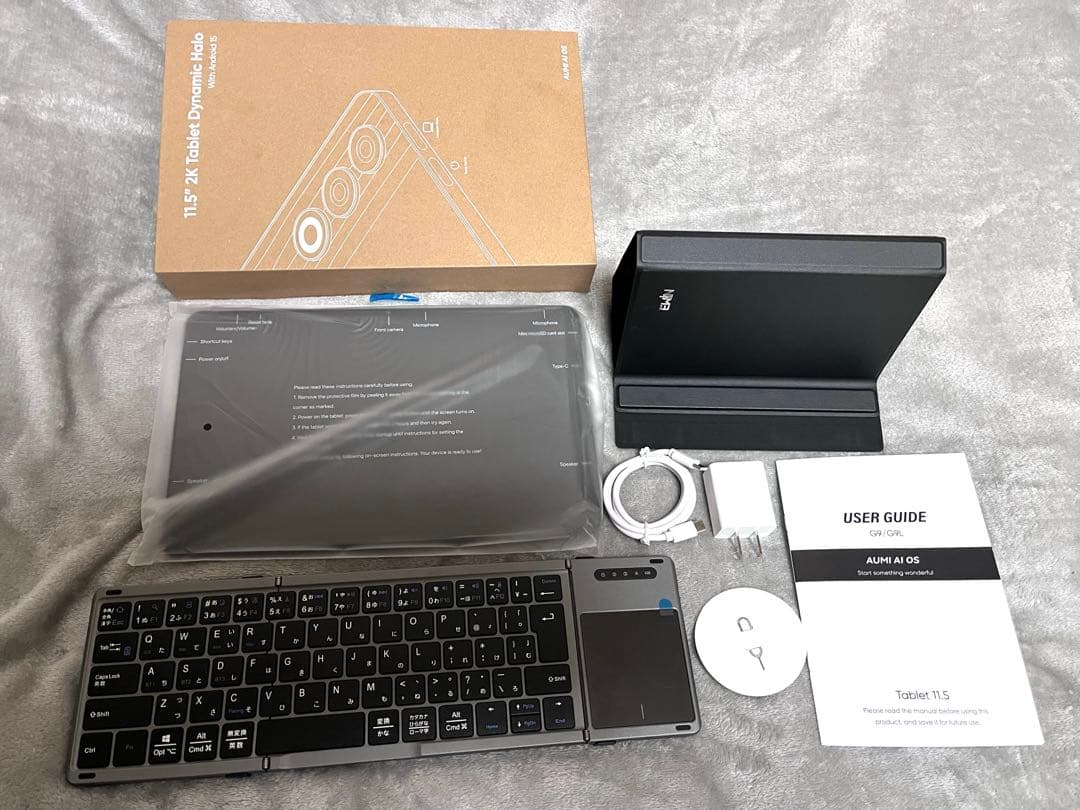 Android15 タブレット 11インチ+ Bluetooth折畳みキーボード