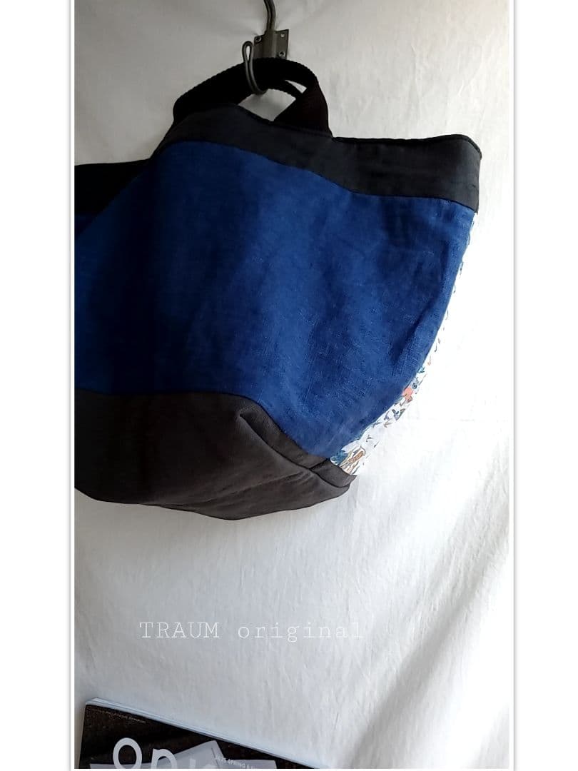 TRAUM□original-toteリネン100%&cotton&wash帆布