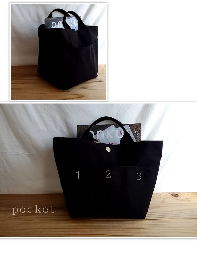 TRAUM□original-toteリネン100%&cotton&wash帆布