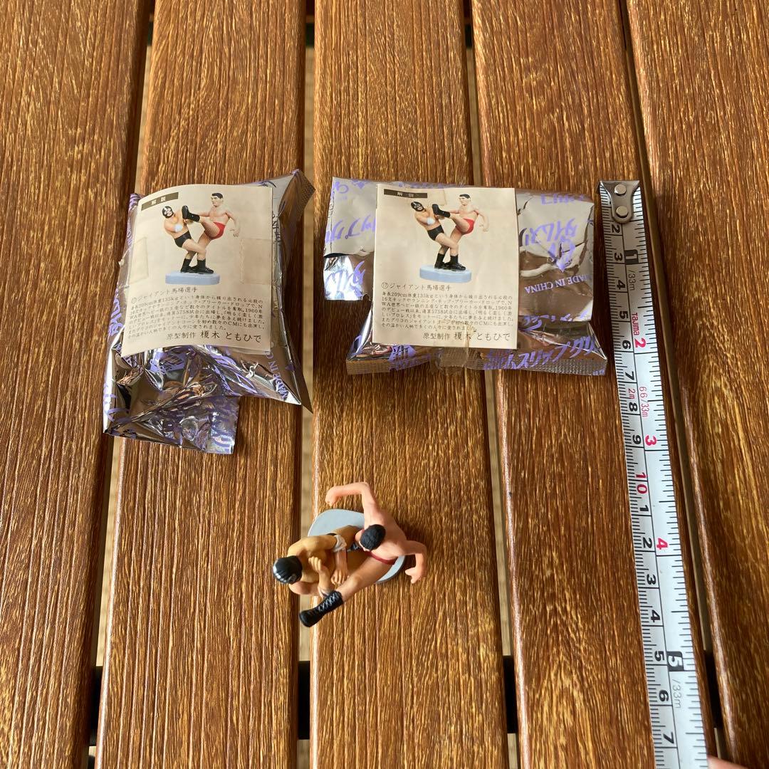 TS79 タイムスリップグリコ ジャイアント馬場 組み立て済1個 未開封2個