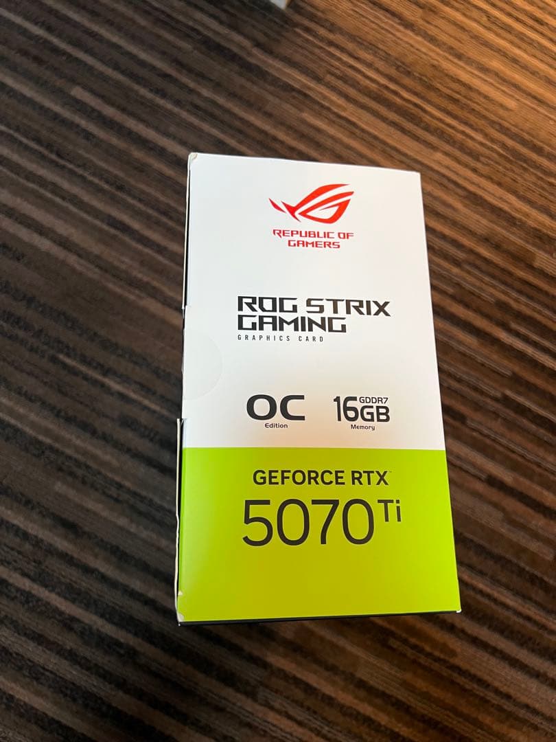 グラフィックボード・グラボ・ビデオカード ROG STRIX GAMING GeForce RTX5070Ti 16GB