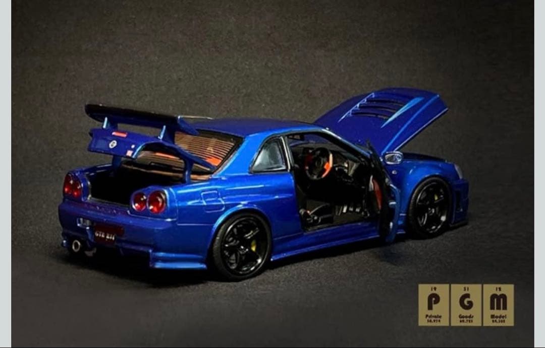PGM ニスモ R34 GT-R Z-tune llic Blue